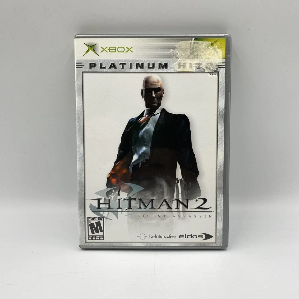 Vintage Hitman 2 Silent Assassin Microsoft Xbox Platinum Hits CIB Complete‎ Game